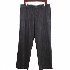 Gap Classic Fit Wool Stripe Charcoal Pants Men’s Size 35x30